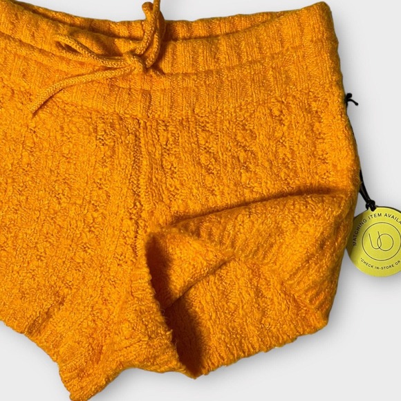 Urban Outfitters Out From Under Adeline Orange Knitted Sweater Shorts Size L - Picture 4 of 8
